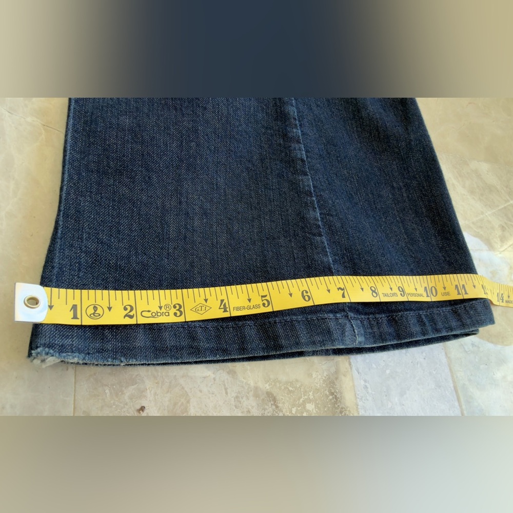 KORS MICHAEL KORS Classic Blue Flared Women's Jeans, Size 6 ( S) - Picture 13 of 16